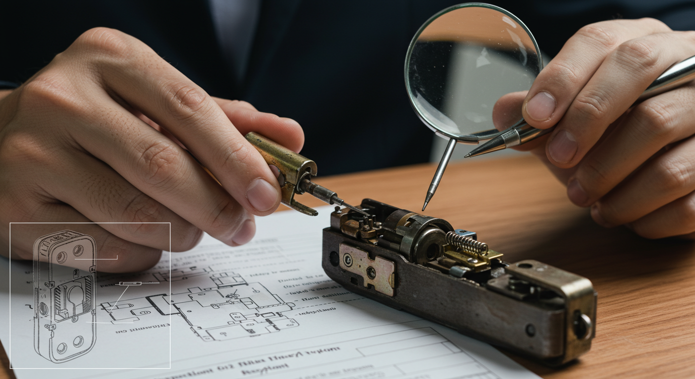 3. 문이 제대로 잠기지 않을 때 (걸쇠 및 문틀 문제) 🛠️