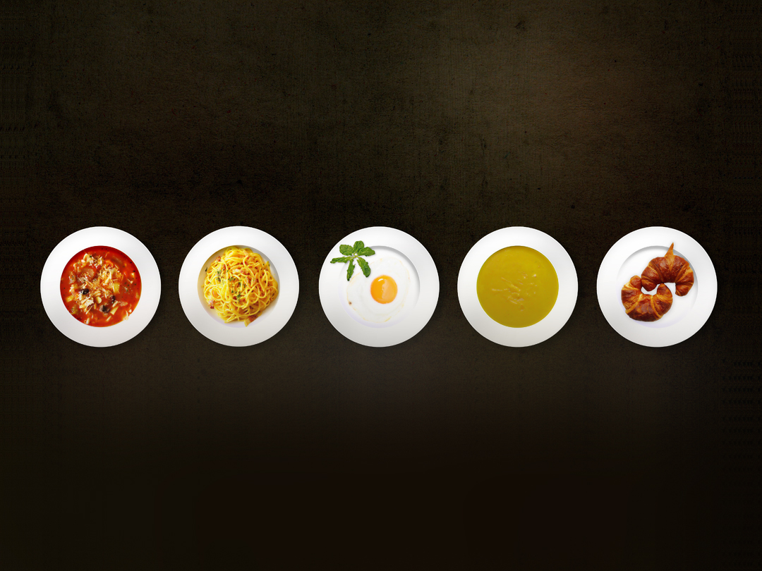 접시 그릇에 담긴 음식 무료 이미지