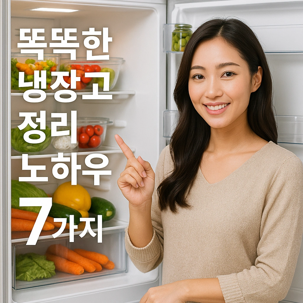 똑똑한 냉장고 정리 노하우 7가지