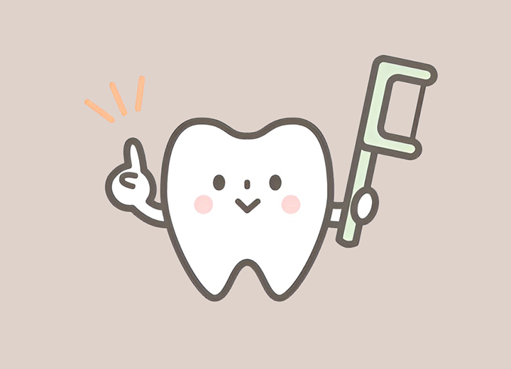 치실을-사용하는-치아