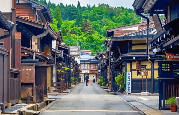  다카야마 일본의 옛 마을 풍경1
