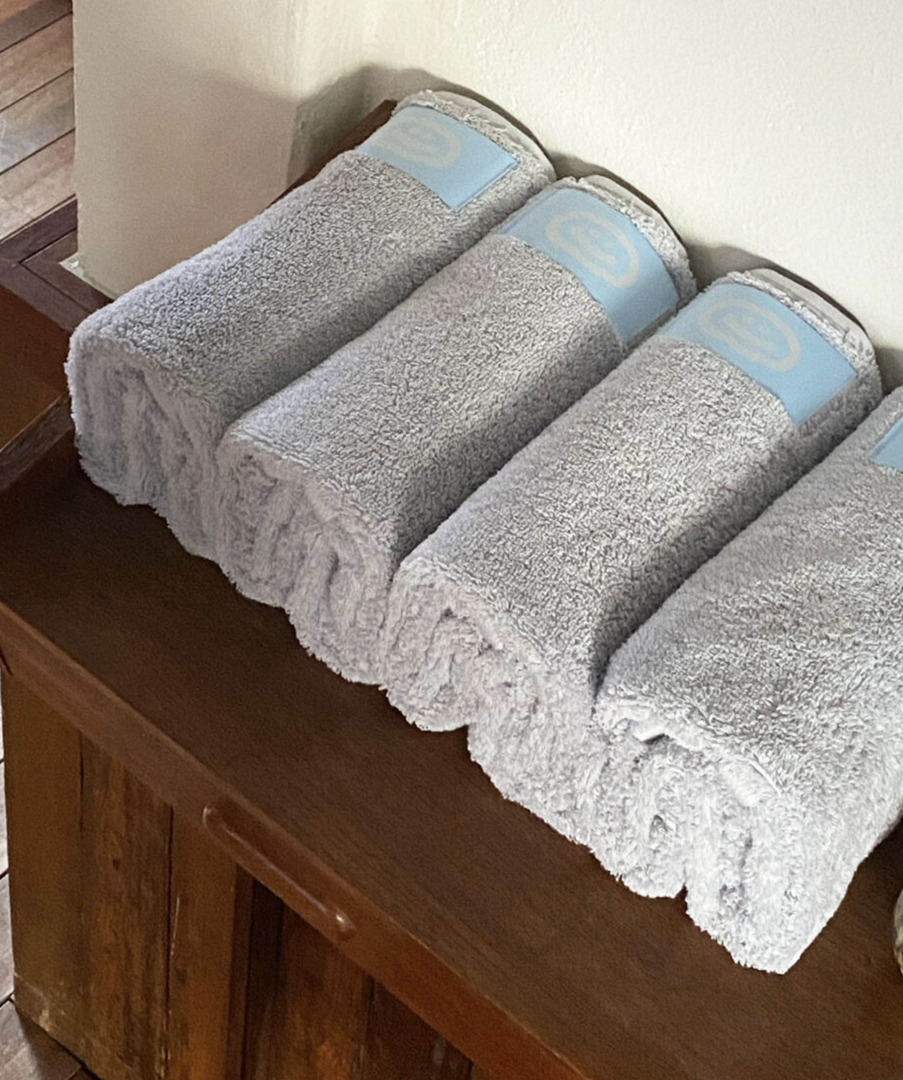 은은한 파스텔톤의 수건