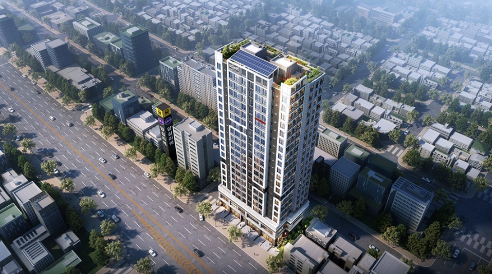 답십리역 지웰에스테이트 오피스텔 조감도