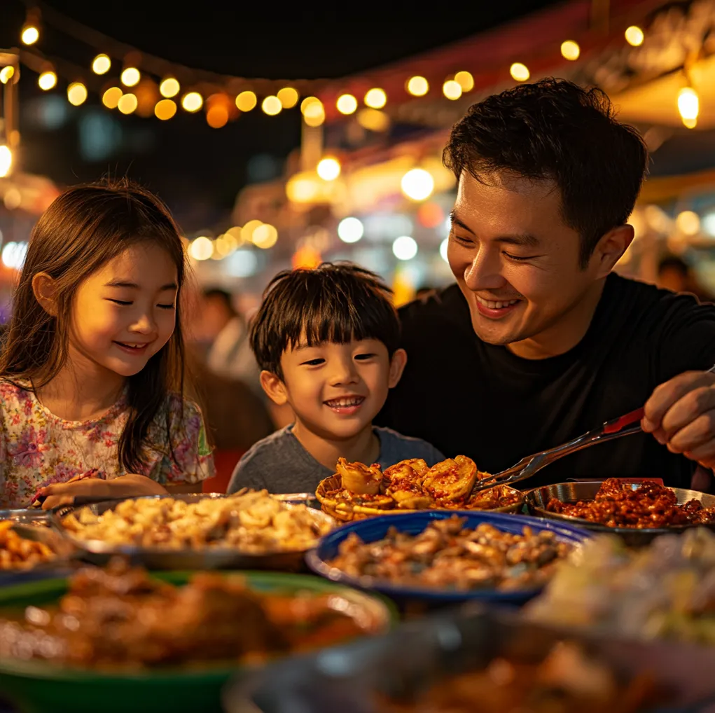 코타키나발루-현지음식먹는-한국가족02