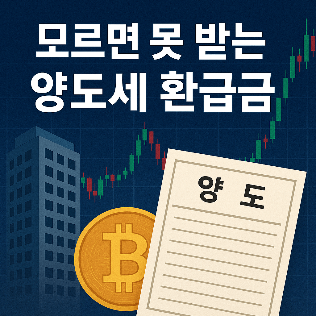 양도세 환급금, 이렇게 받으세요!