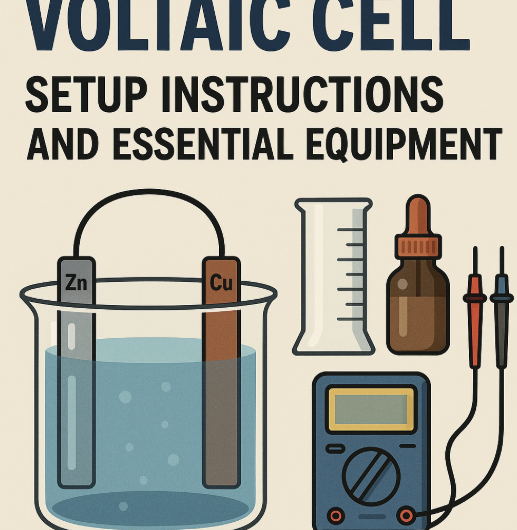 화학 전지 실험을 위한 볼타 전지 구성 방법과 필수 장비 소개