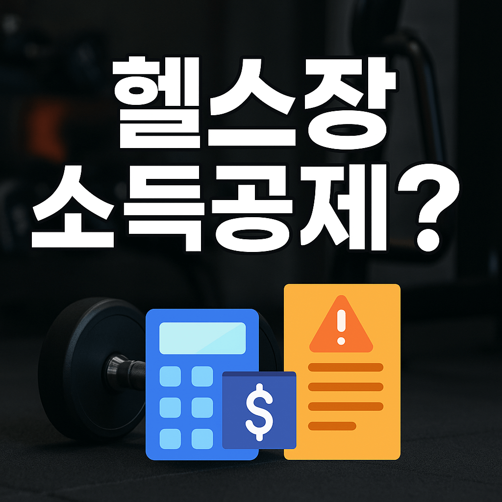 헬스장-소득공제란?