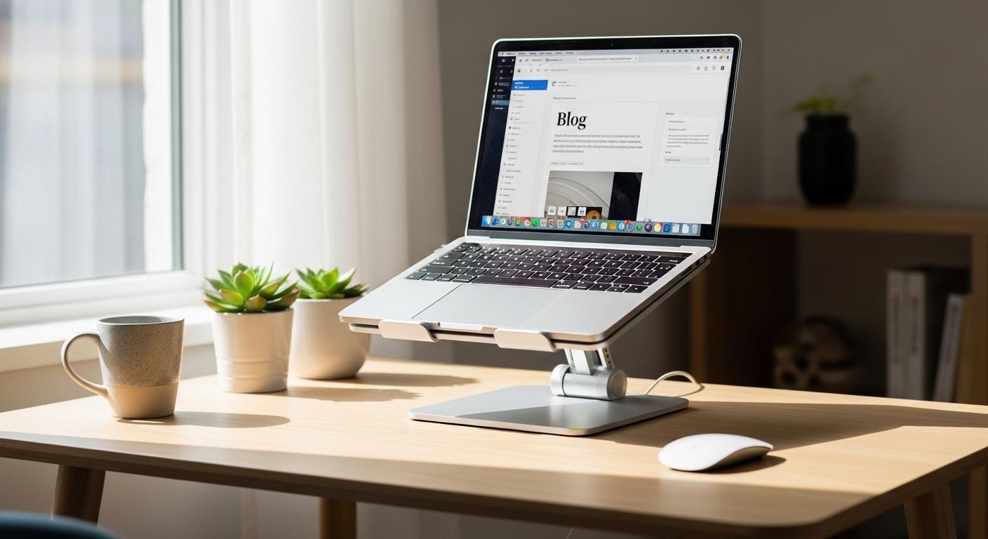 작은 책상 노트북 거치대 내돈내산 후기