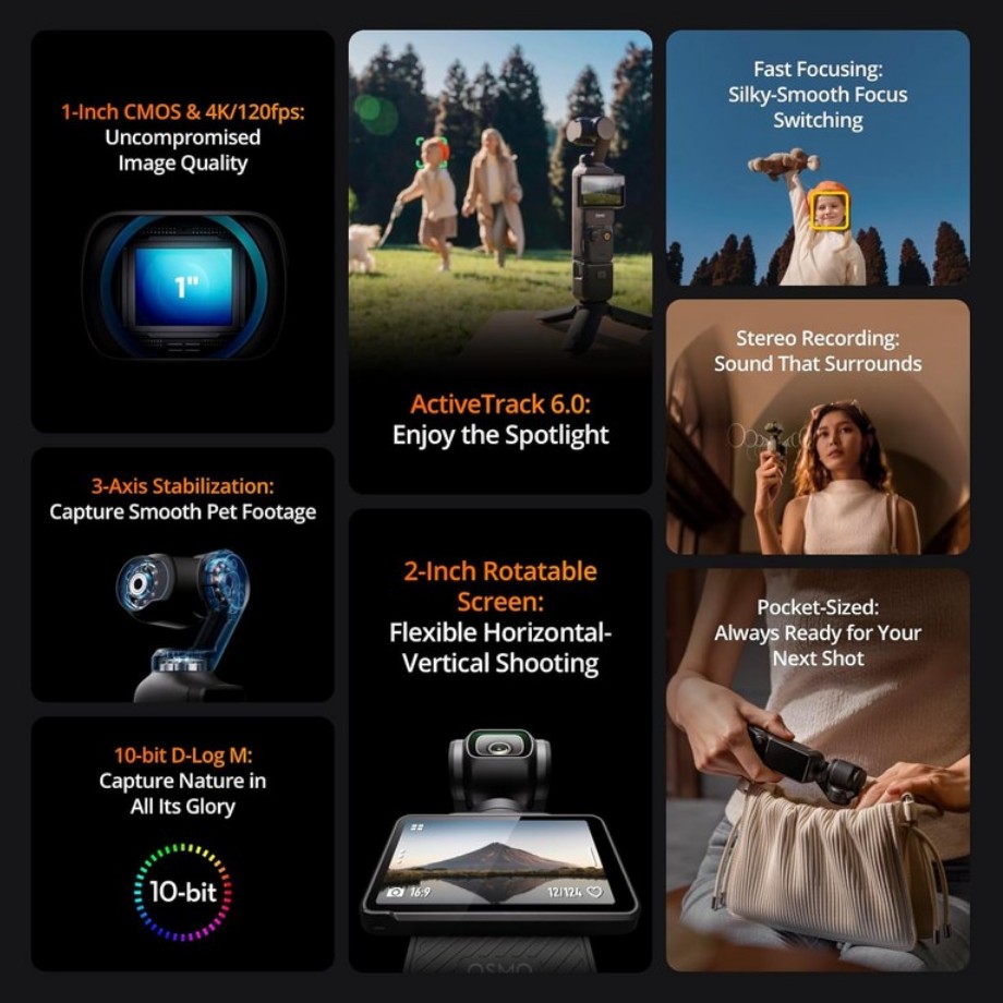 DJI 오즈모 포켓 기능