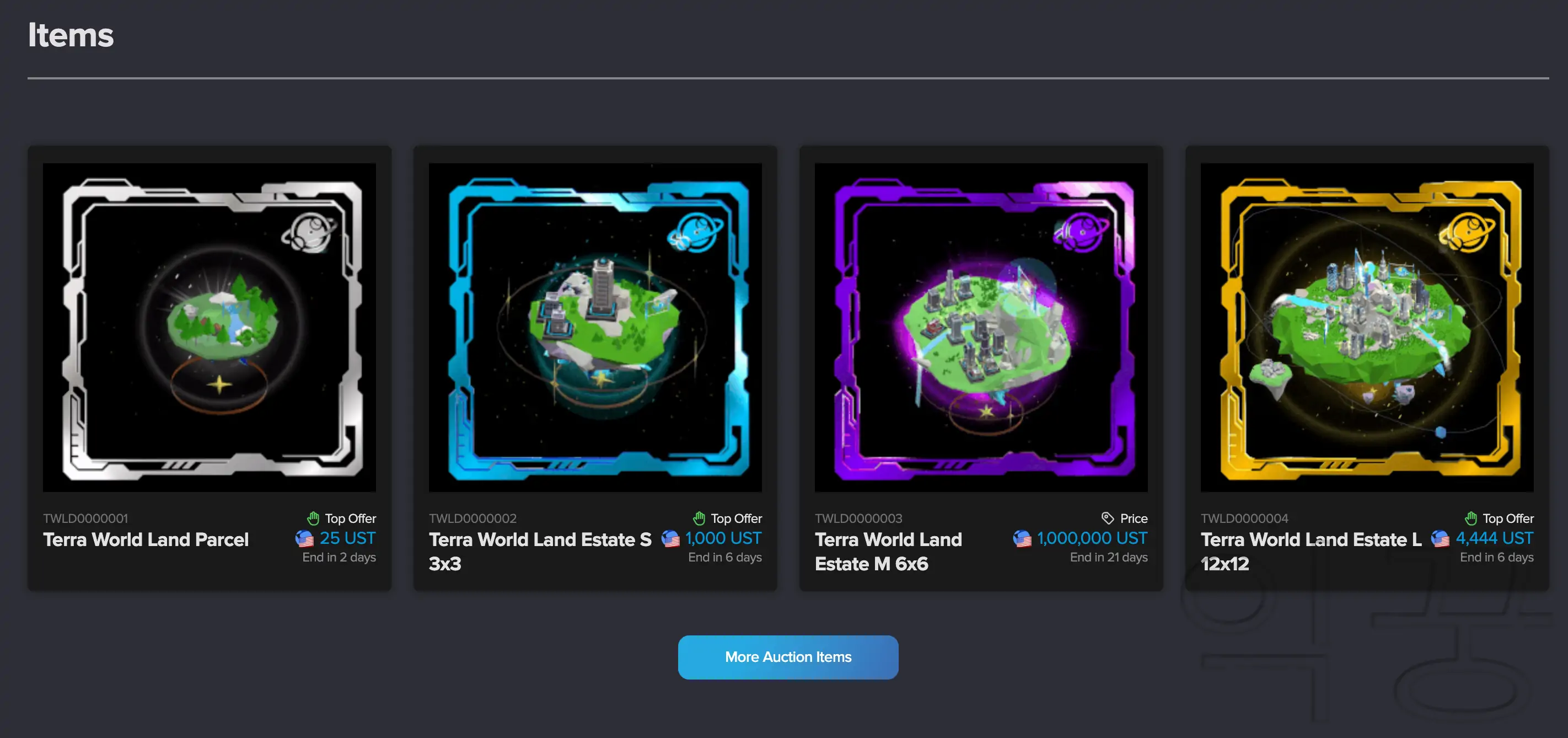 테라월드 랜드 NFT