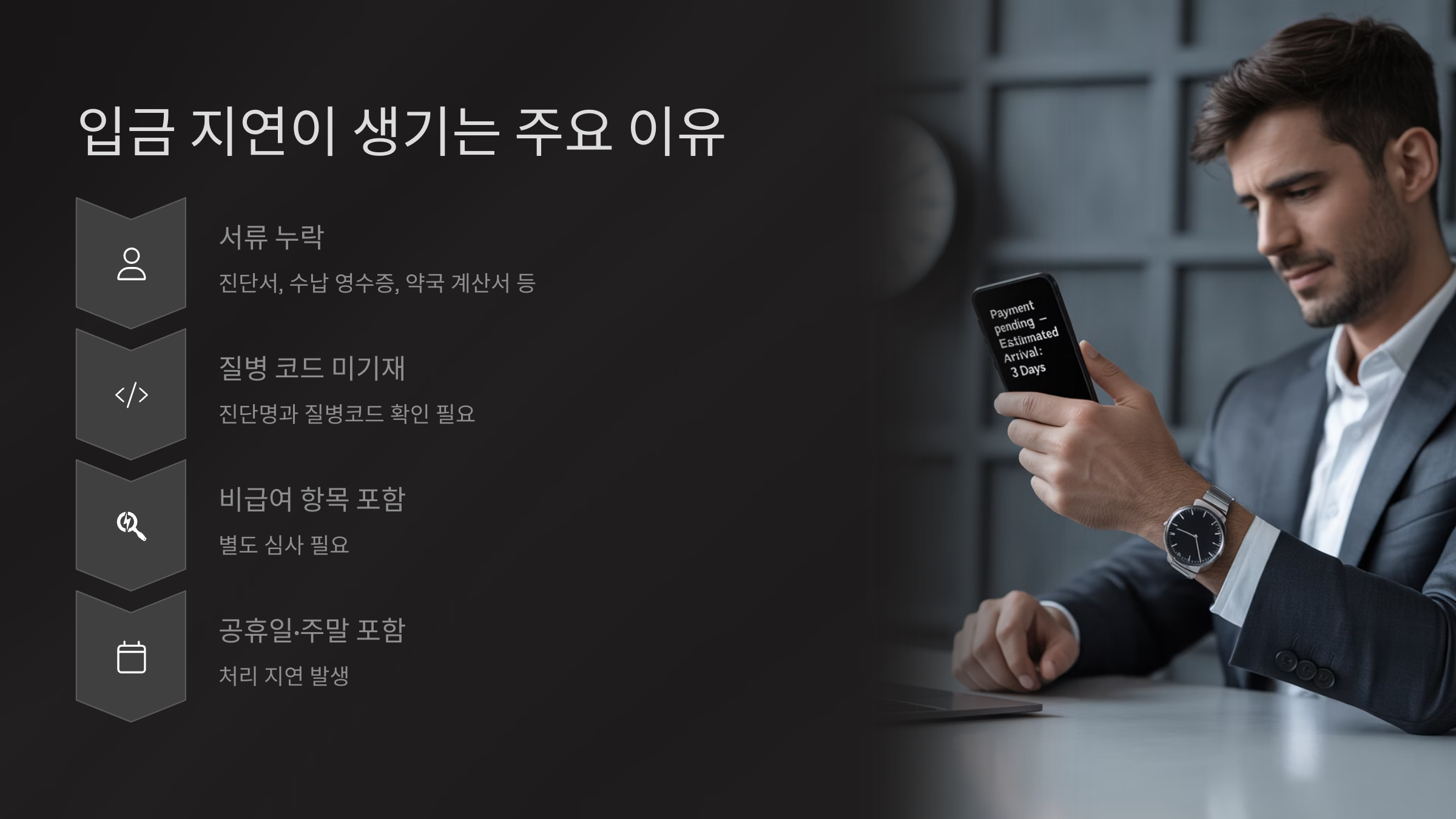 입금 지연이 생기는 주요 이유