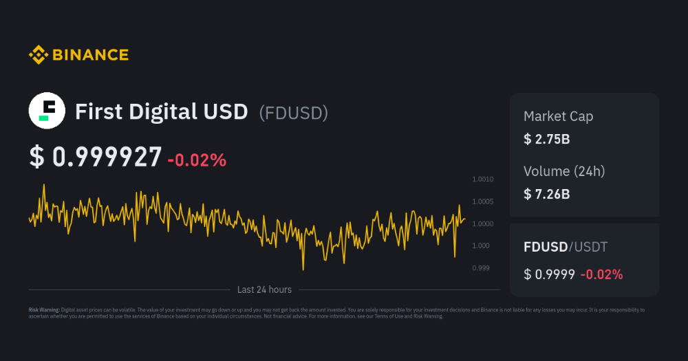 퍼스트 디지털 유에스디(First Digital USD)