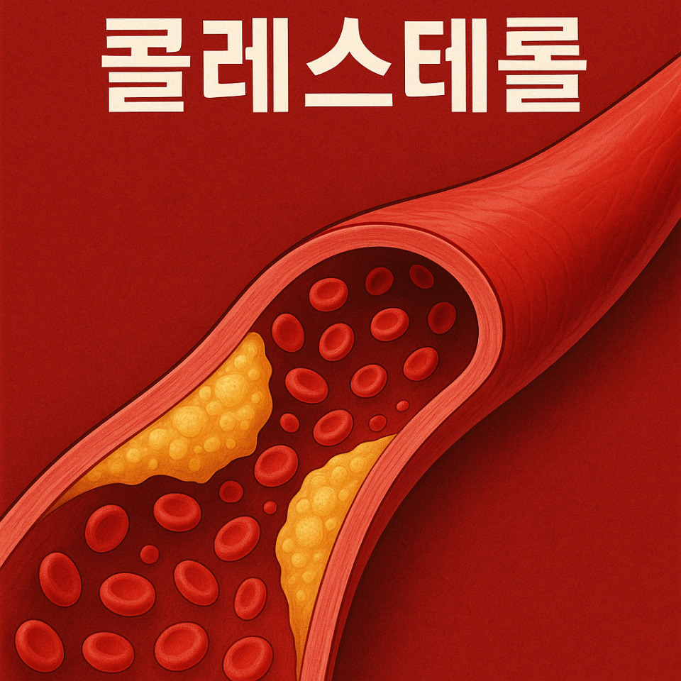 콜레스테롤 혈관사진