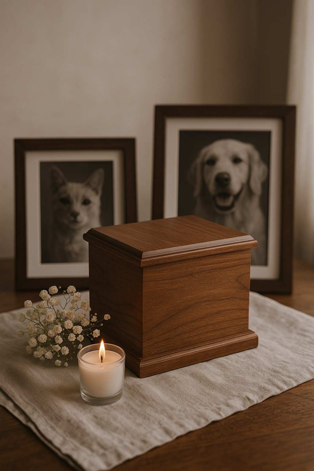 반려동물 장례 용품 제작 판매에 관한 이미지