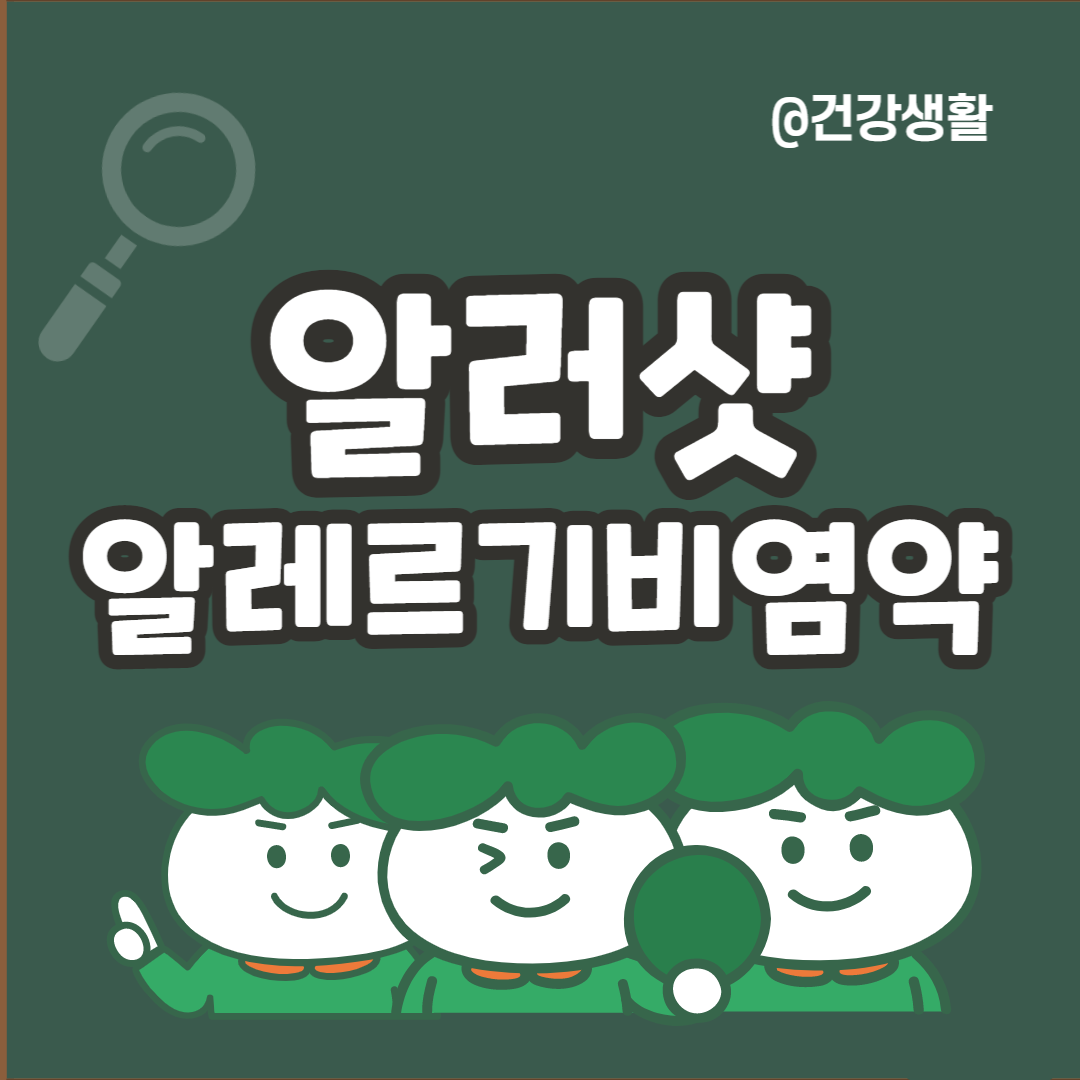 알레르기비염약추천