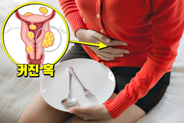 자궁 혹,자궁근종 증상 6,소화가 안되요,팁줌