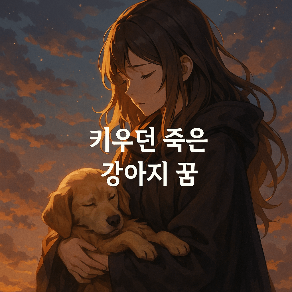 키우던 죽은 강아지 꿈