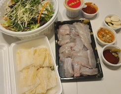 새싹막회포장
