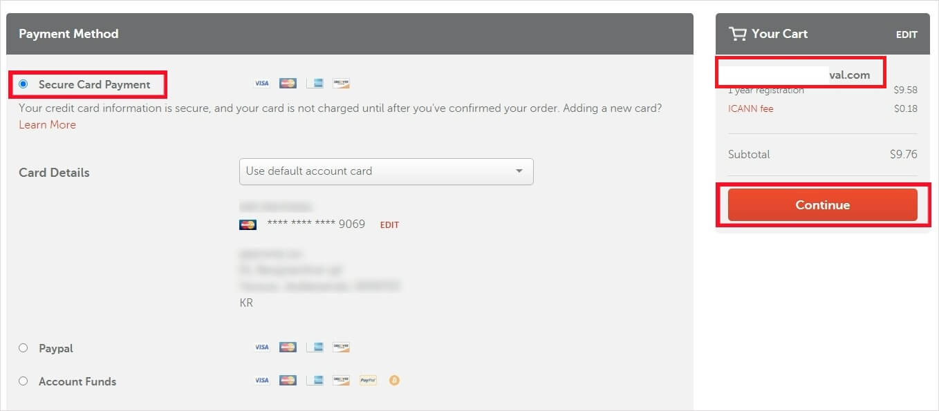 네임칩-도메인-결제