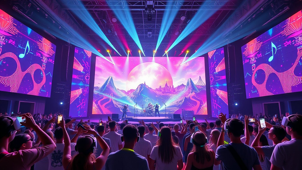 virtual concert technology 관련 이미지