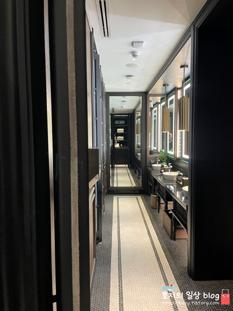 방콕 신돈캠핀스키 스파 내부 화장실