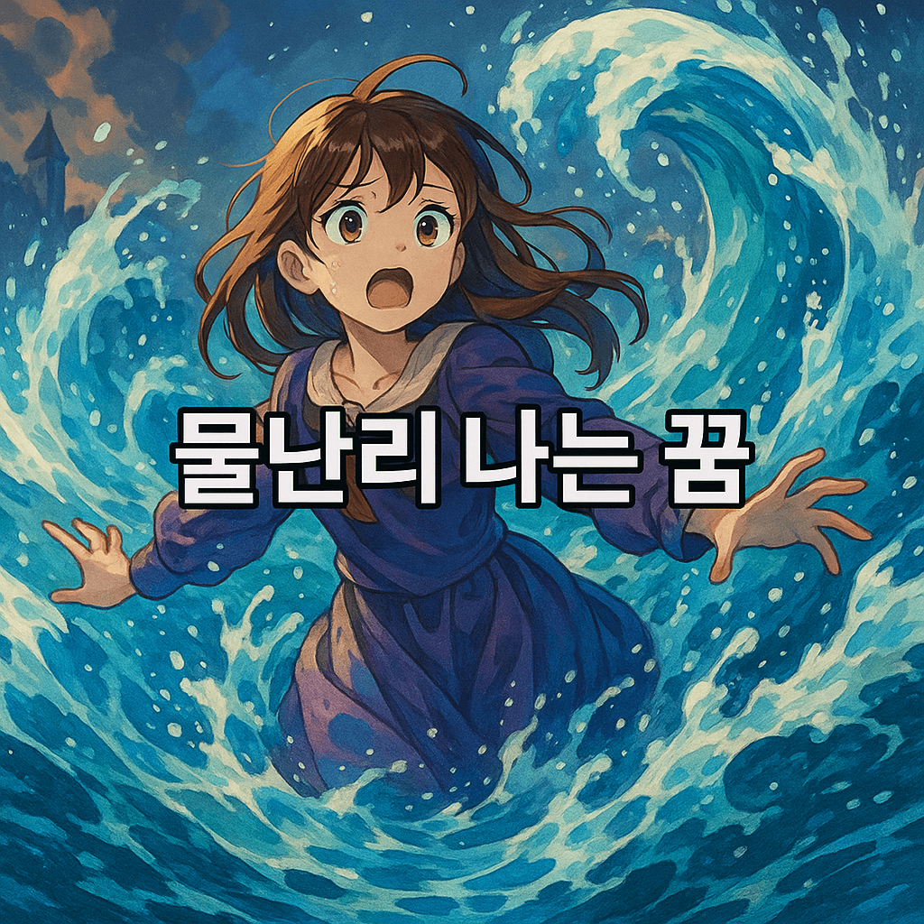 물난리 나는 꿈 해몽