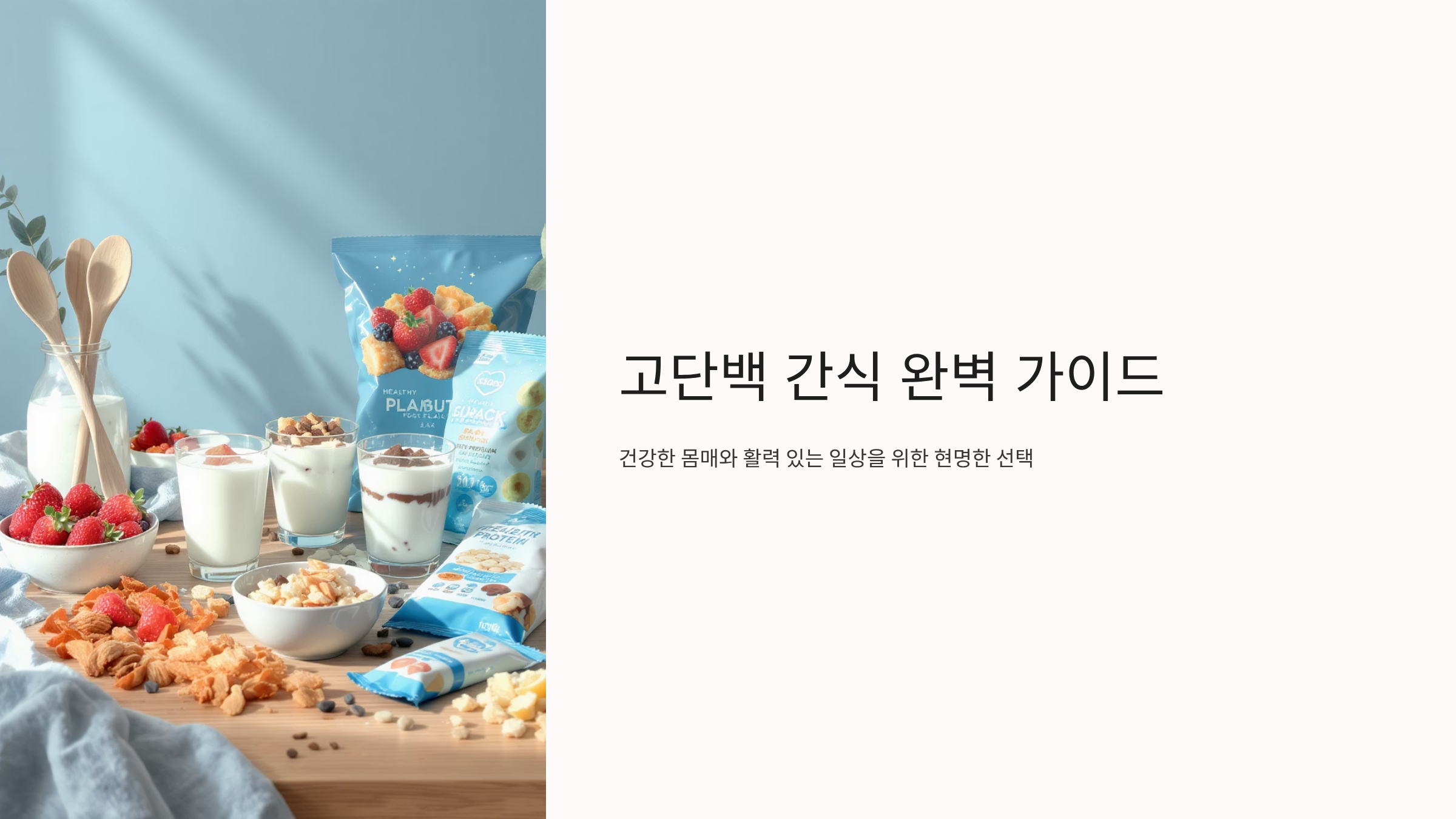 고단백 간식 추천 완벽 정리