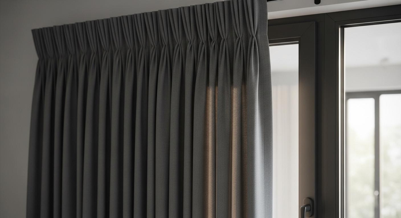 나비주름 암막커튼