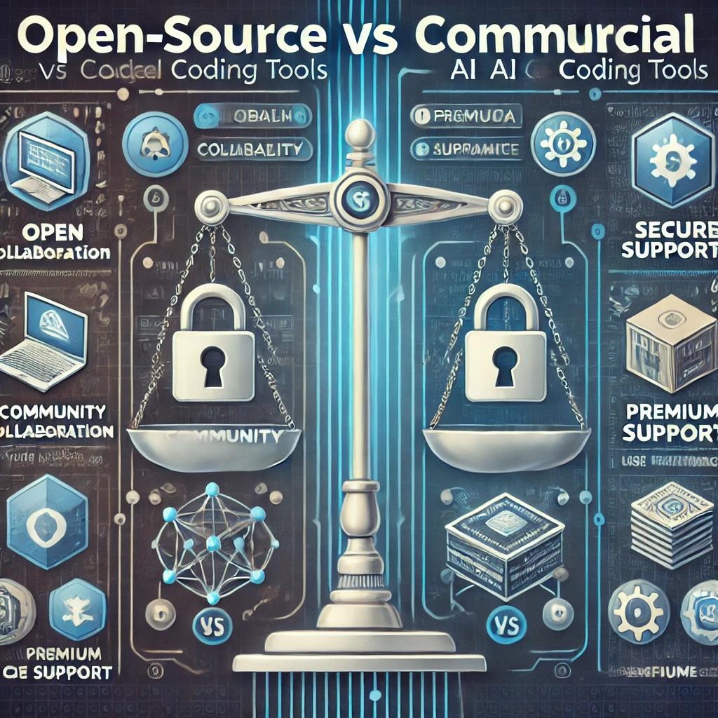 오픈소스 AI 코딩 도구 vs 상업적 AI 도구의 장단점 분석