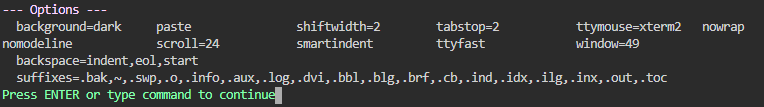 set paste 후 모드 확인