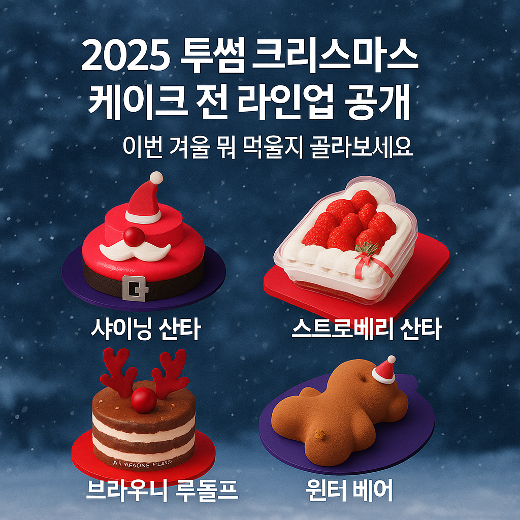 2025 투썸 크리스마스 케이크