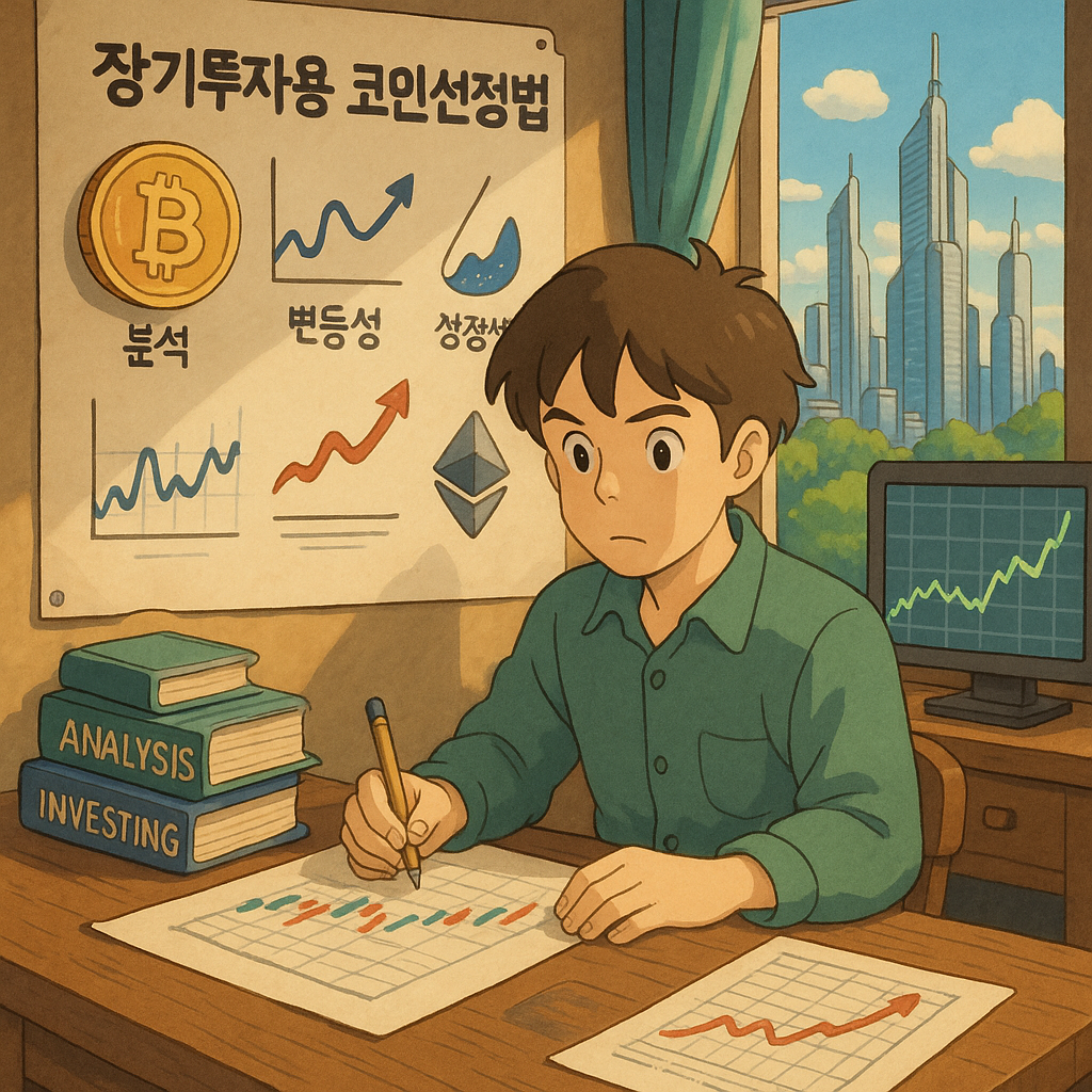 장기투자용 코인선정법 (분석, 변동성, 성장성) 사진