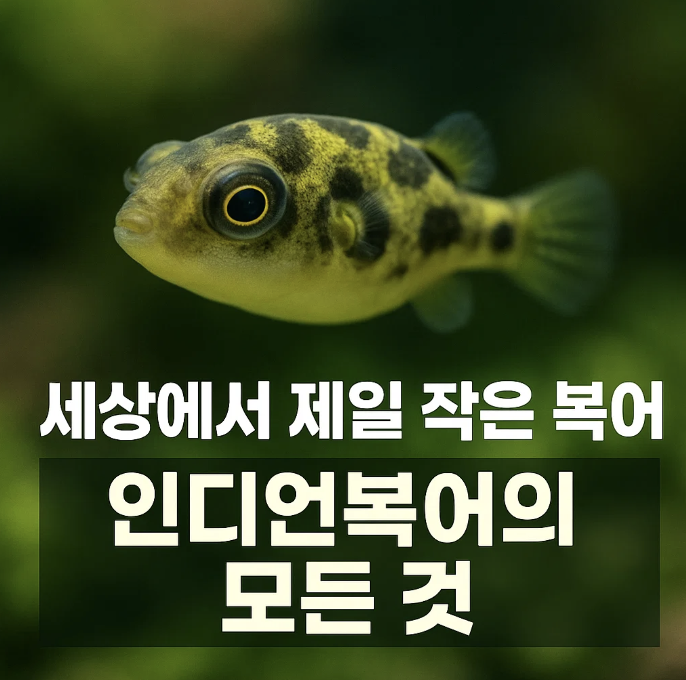세상에서 제일 작은 복어, 인디언복어의 모든 것