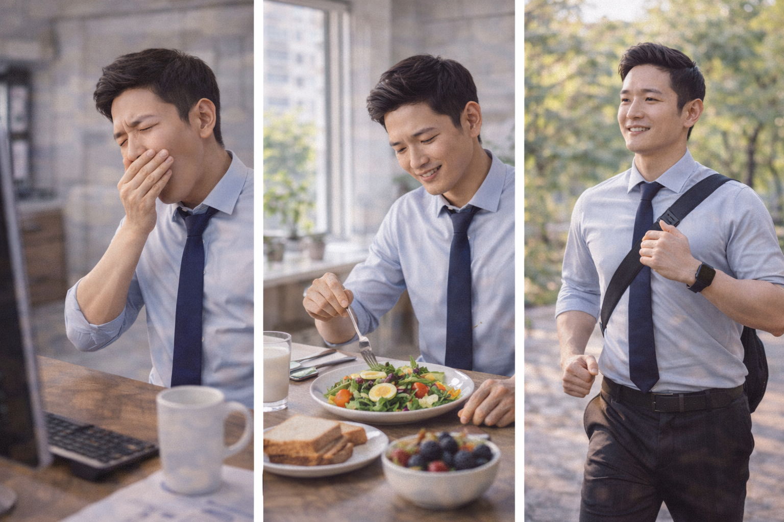 아침부터 지치는 이유? 2026 직장인 피로 회복 루틴관련 사진