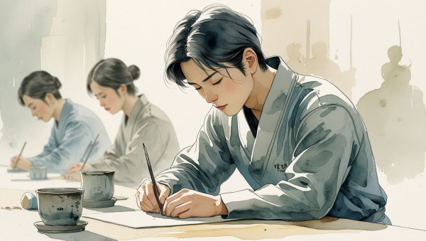 ISFJ는 세심한 배려와 성실한 헌신으로 주변을 지탱하는 유형입니다에 관한 그림입니다.