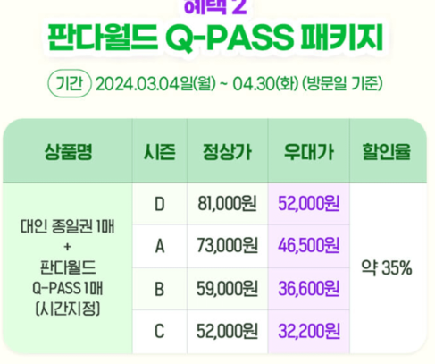 에버랜드 자유이용권 제휴 할인 방법 4월