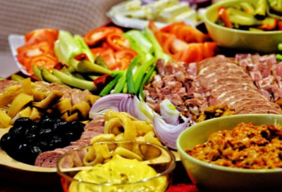 여러 음식 사진