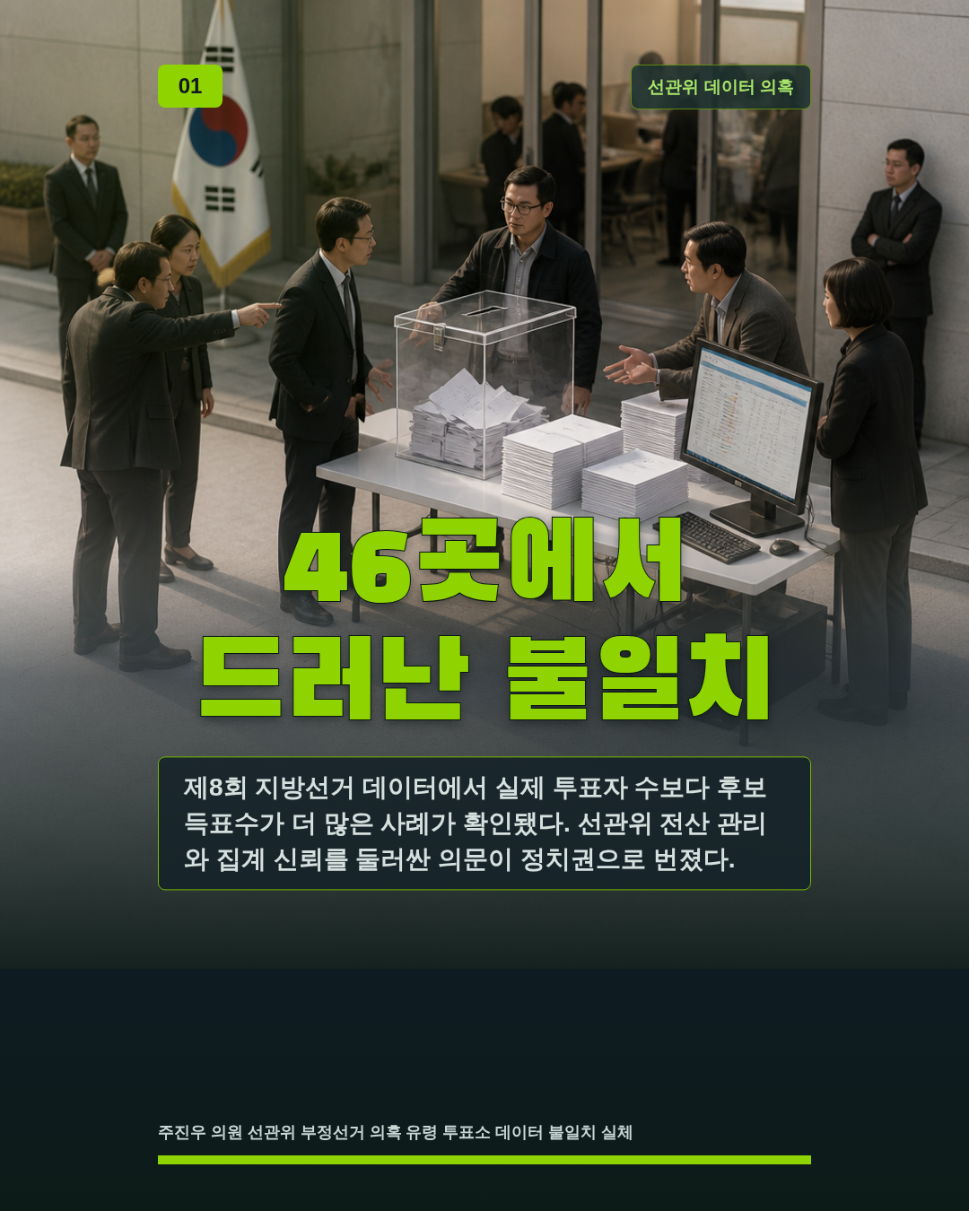 46곳에서 드러난 불일치