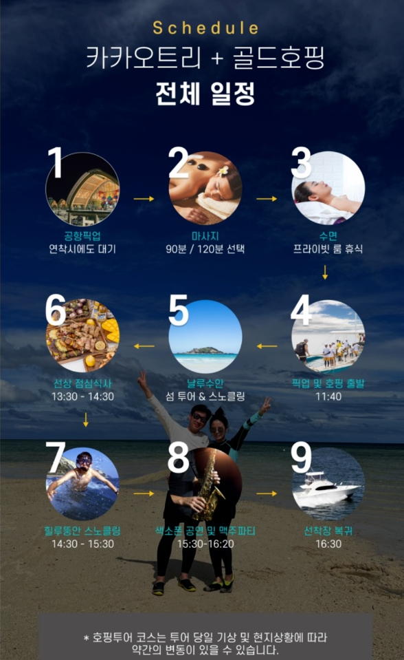 세부 카카오트리스파, 골드호핑