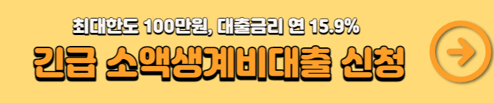 긴급 소액생계비대출 바로가기