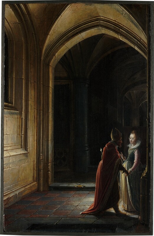 에스더와 모르드개 by Hendrick van Steenwijk the Younger