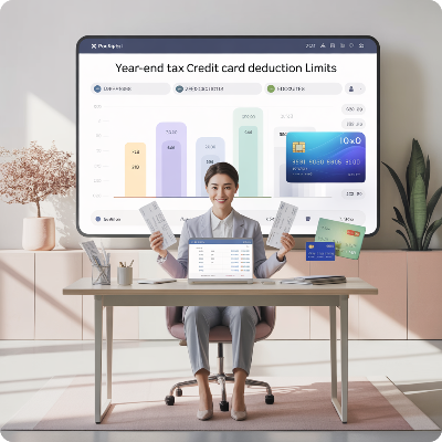 연말정산 카드공제 한도 이미지
