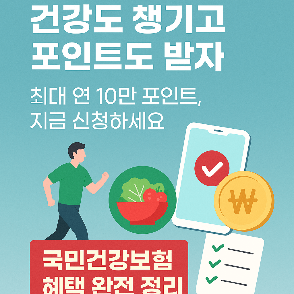 건강보험공단 '건강생활실천지원제' 총정리!