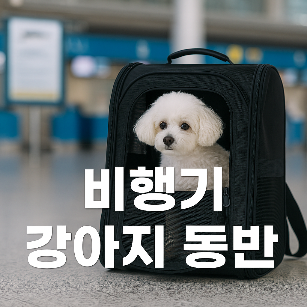 비행기-강아지-동반