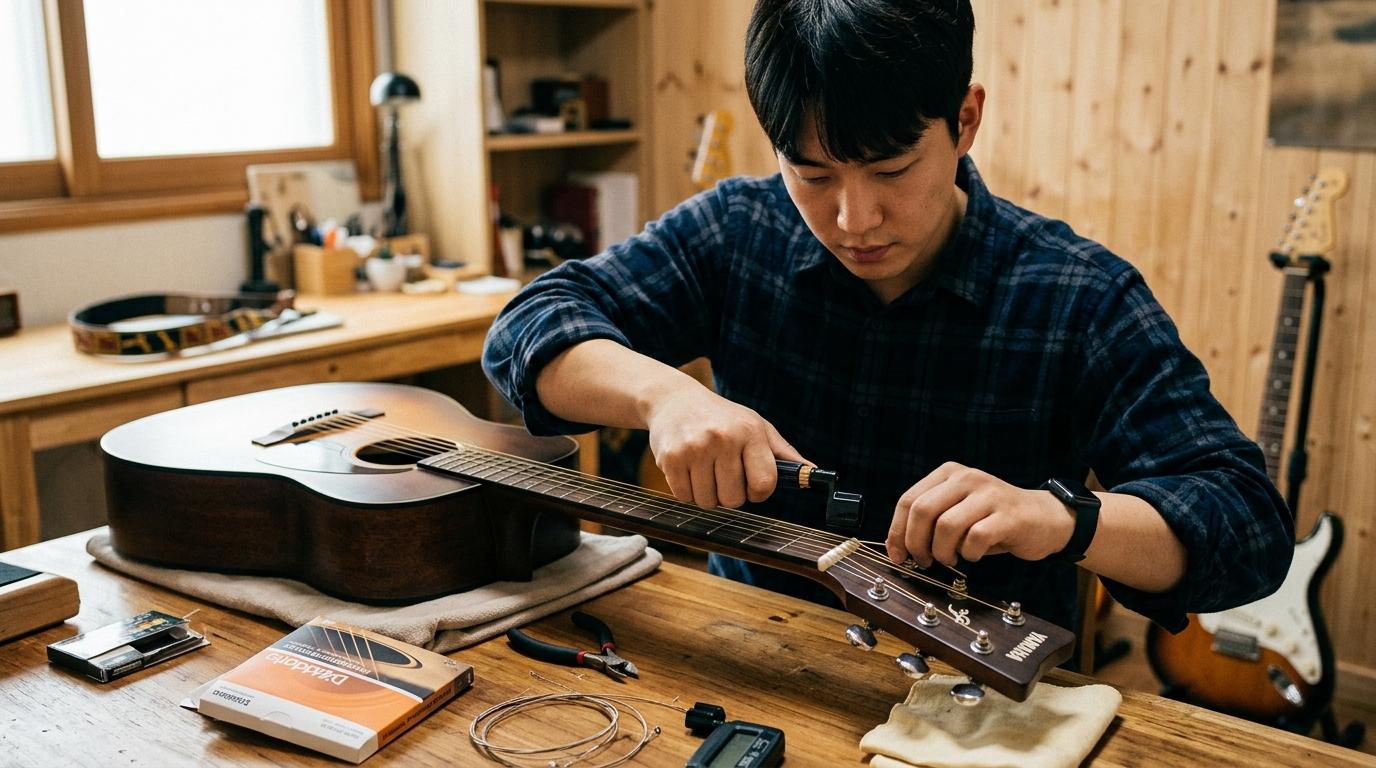 기타 줄 교체법