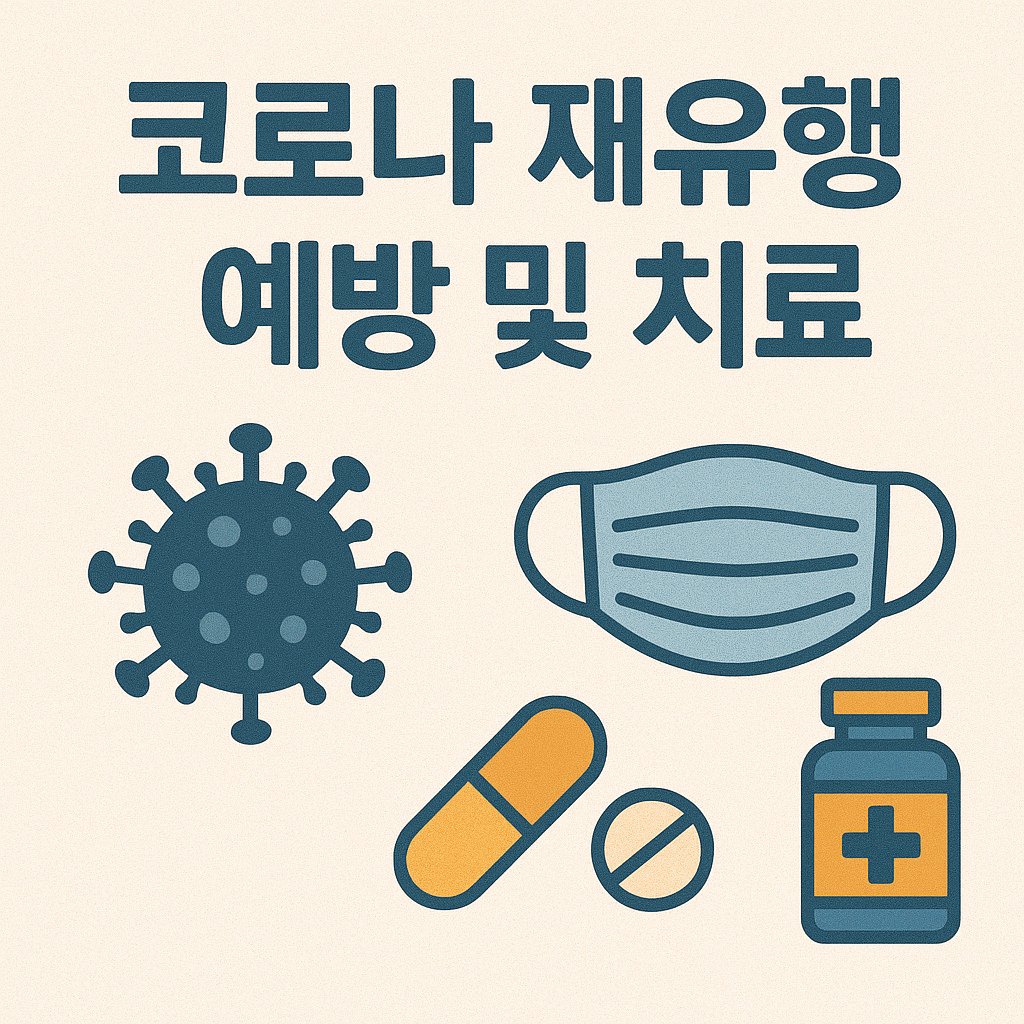 코로나 바이러스 재유행 예방 및 치료