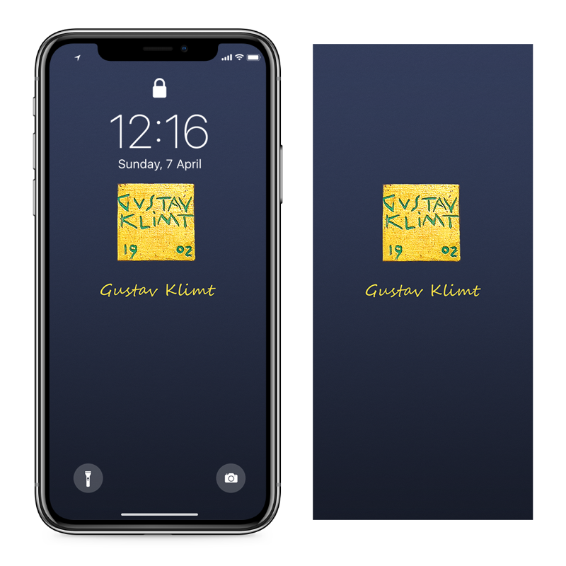 08 에밀리 플뢰게의 초상 문양 C - Gustav Klimt 클림트배경화면