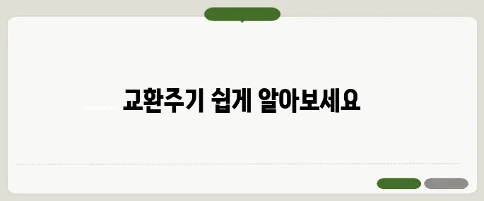 자동차 엔진오일 교환주기 이보다 쉬울 순 없다