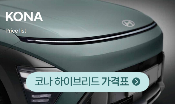 코나 하이브리드 가격표