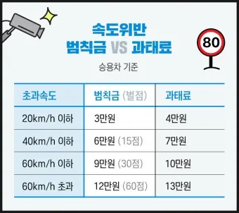 범칙금과 과태료의 차이한눈에 비교하기로_5